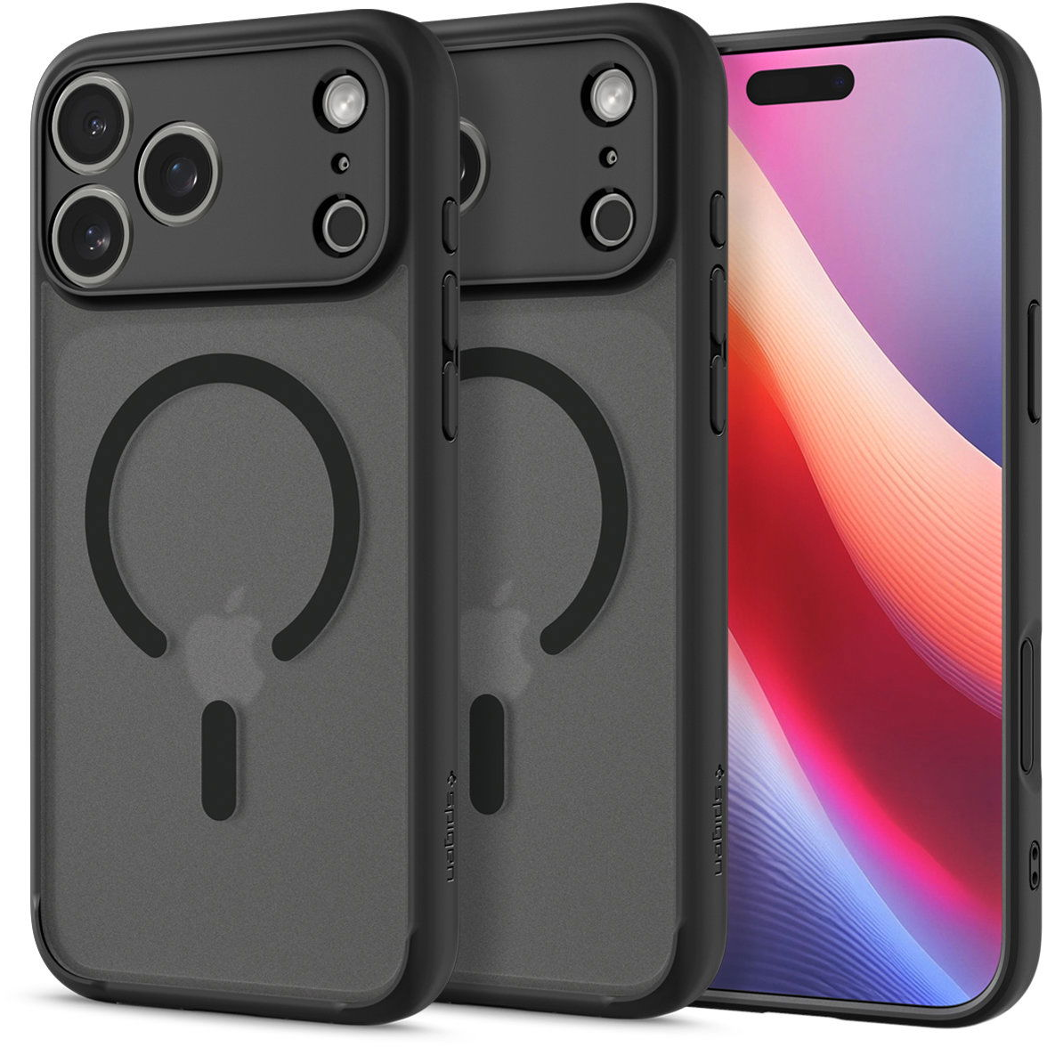 Spigen Ultra Hybrid MagSafe Frost Black iPhone 17 Pro Max tok (ACS10285)-0